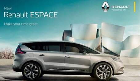 Выход на рынок нового RENAULT ESPACE